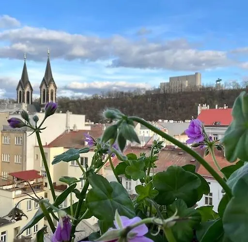 Romantic Terrace In Karlin Прага
