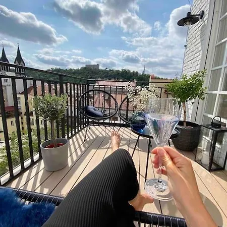 Romantic Terrace In Karlin *