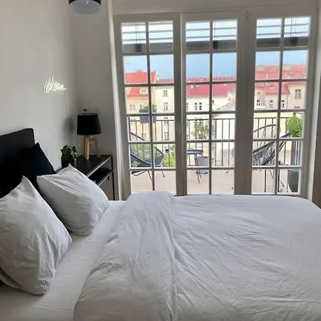 Romantic Terrace In Karlin Prague