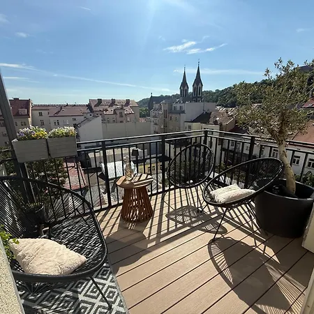 Romantic Terrace In Karlin Apartament *